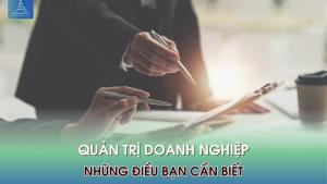 quản trị doanh nghiệp